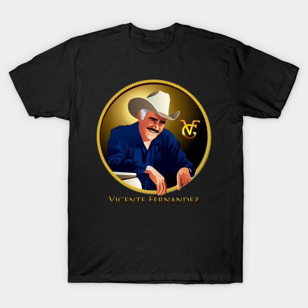 Vicente Fernandez T-Shirt by Sauher